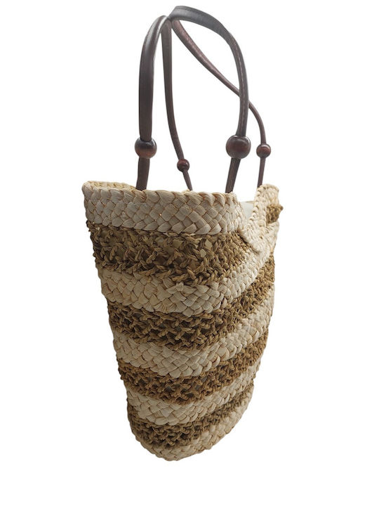Mehrfarbige Korbweide Strandtasche