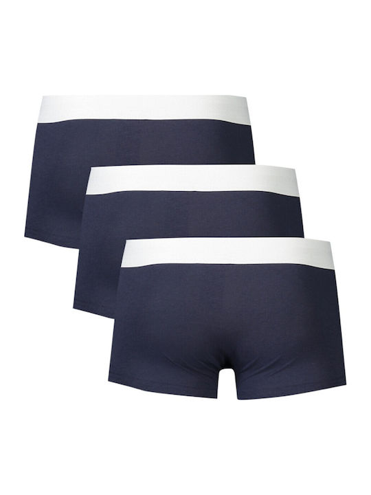 Ανδρικά Μποξεράκια Μπλε με Σχέδια 3Pack