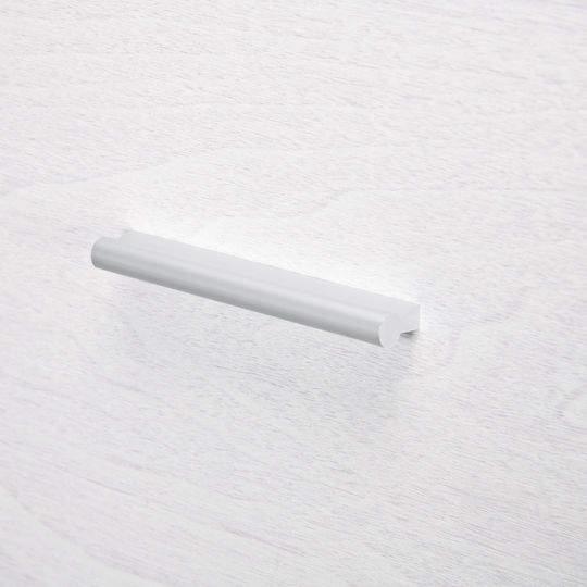 Kabinett Büro mit Schloss White 40x42x130.8cm