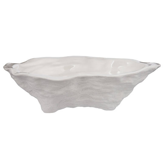 Butlers Διακοσμητικό Μπωλ Κεραμικό Λευκό 24x16x6cm