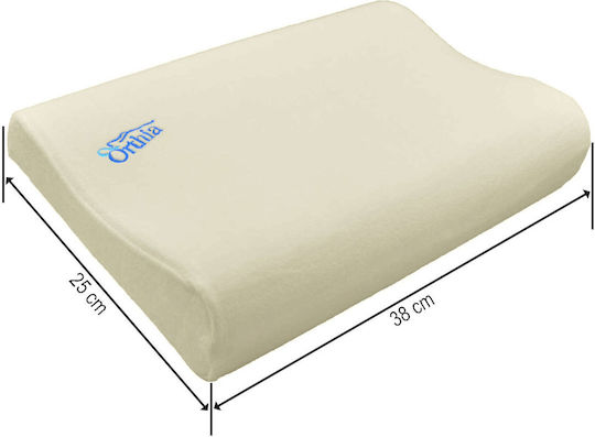 Orthia Baby-Kissen Schlaf Comfort Softfeel Beiges 25x38cm