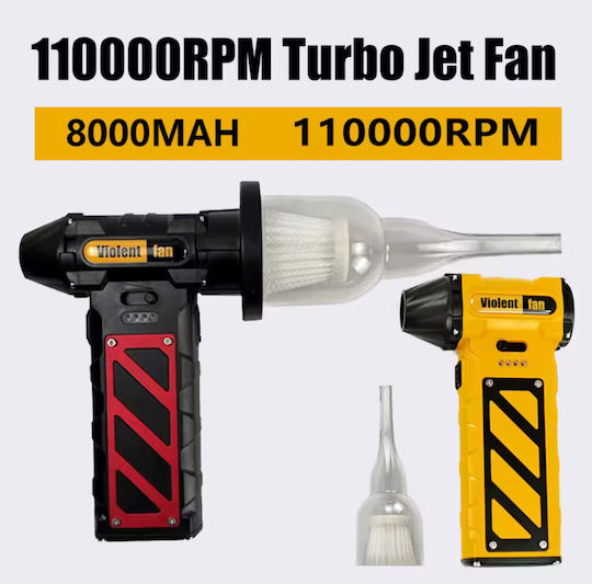 F015 Car Handheld Vacuum & Blower 2 in 1 Rechargeable 12V White