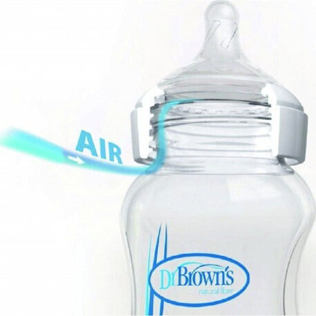 Dr. Brown's Glas Babyflasche Gegen Koliken Mit Silikon Saugflasche Für 0+ Monate 150ml