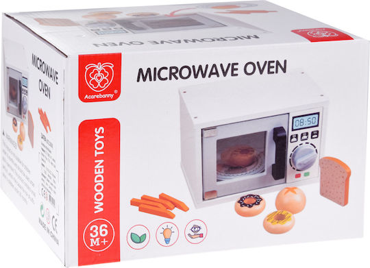 Jokomisiada Children's Household Appliance Microwave Oven made of Wood