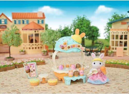 Epoch Toys Sylvanian Families Ice Cream Cart For 3+ Years (Miscellaneous Designs)