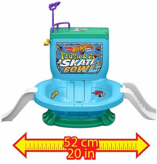 Hot Wheels Skate Flush & Go Skate Bowl 194735232697