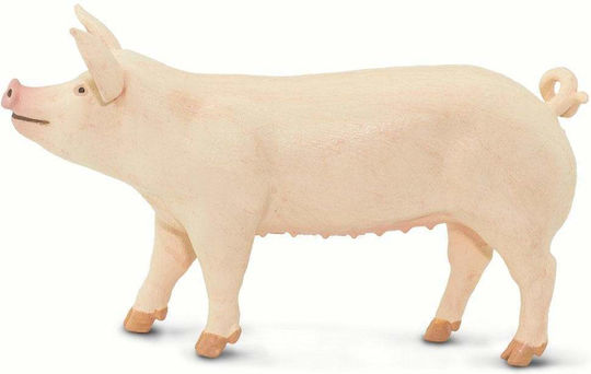 Μινιατούρες Safari Large White Pig Μεγάλο Λευκό Γουρούνι