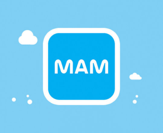 Mam Стъклено Бебешко Шише Feel Good Против Колики със Силиконов Биберон за 2+ месеци Pink Бежов 260мл