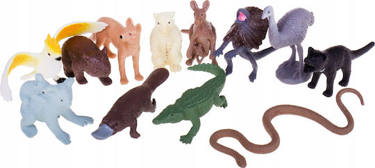 Hipo Figure Wild Animals Australia 6-8cm 12pcs Hhz18