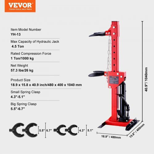 Vevor Lifting & Pulling Equipment for Weight Load up to 1t