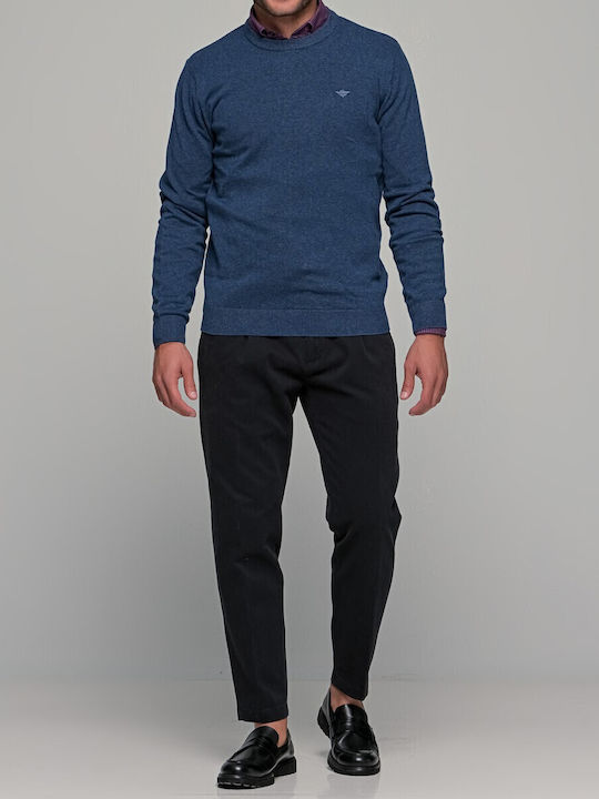 Langarm-Pullover Blau