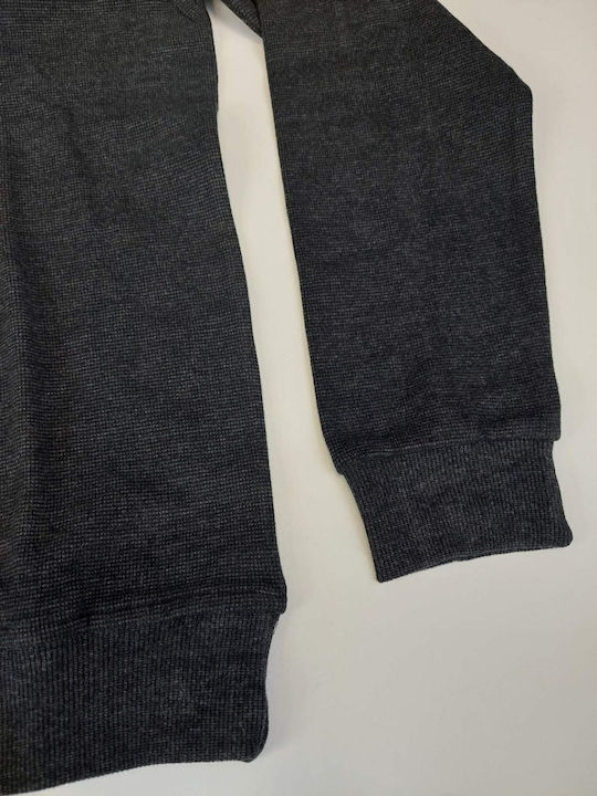 Long Sleeve Blouse Charcoal