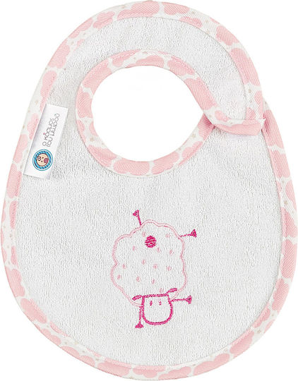 O Kosmos tou Morou Stoff Baby Lätzchen mit Bügelverschluss und Schlaufe Rosa für 5 m+ O Kosmos tou Morou Stoff Baby Lätzchen mit Bügelverschluss und Schlaufe Rosa für 5 m+