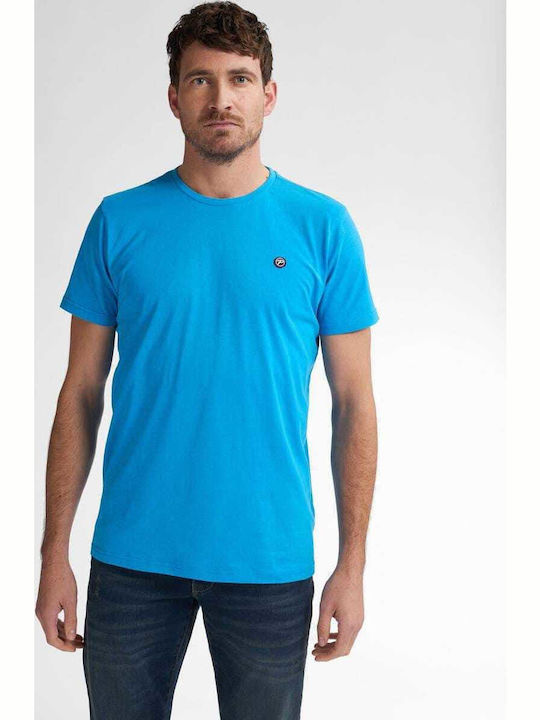 Kurzarmbluse Dark Aqua