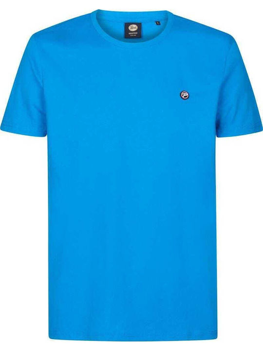Kurzarmbluse Dark Aqua