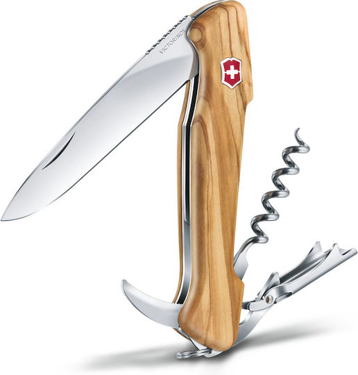 Victorinox Wine Master Swiss Army Knife Beige in Leather Sheath