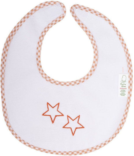 Figlio Bino Bib Fabric with Hoop & Loop Fastener Ciel