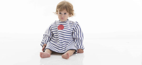 Baby to Love Rainbow Print Schutzanzug Stoff mit elastischem Halsausschnitt & Ärmel Mehrfarbig für 5 m+