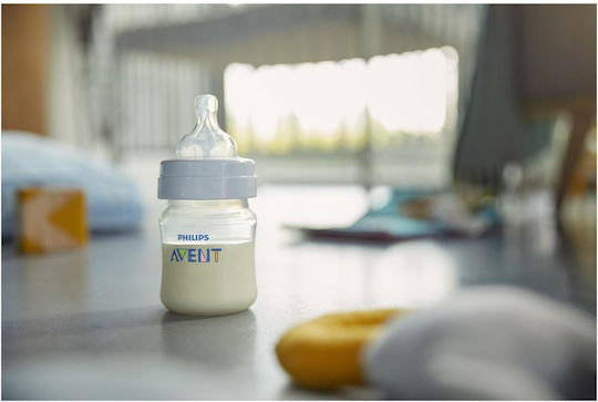 Philips Plastic Baby Bottle Anti-colic with Silicone Teat for 1+ Months 125ml