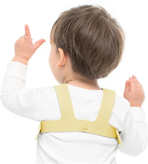 Minikoioi Impermeabila Bavetă Silicon cu Buzunar Mellow Yellow pentru 6 m+