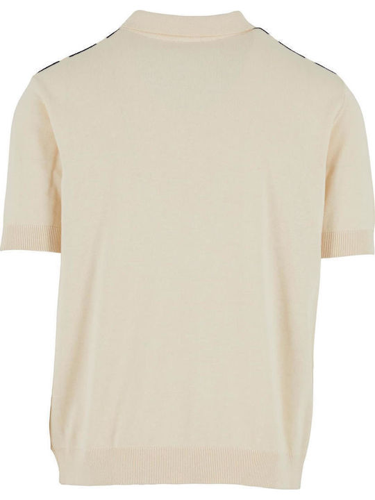 Short Sleeve Cotton Shirt Ecru