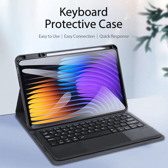 Dux Ducis Flip Cover With Keyboard Black Xiaomi Pad 7 11.2 Pad 7 Pro 11.2