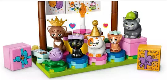 LEGO Friends Cat Birthday Party & Tree House for Ages 6+ 321 Pieces