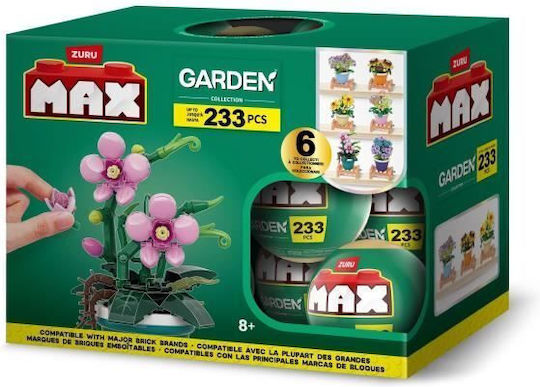 Zuru Cuburi De Construit Max Build Plante De Grădină În Ghiveci Pentru 3+ Ani 1 Buc (Diverse Modele) 1 Buc