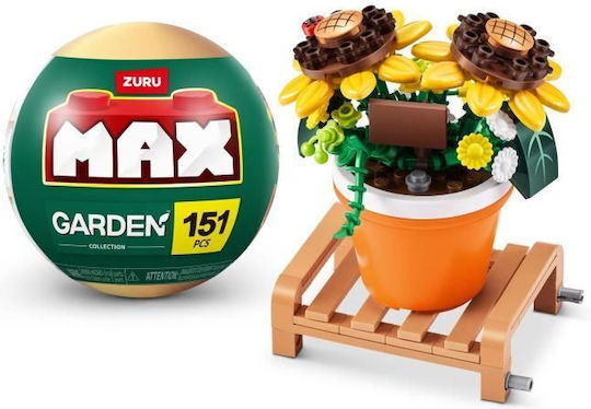 Zuru Cuburi De Construit Max Build Plante De Grădină În Ghiveci Pentru 3+ Ani 1 Buc (Diverse Modele) 1 Buc