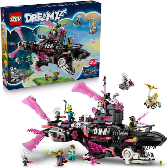 LEGO DREAMZzz Nightmare Shark Подводница За 9+ Години 1413 Бройки