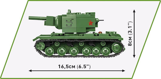 Cobi Building Blocks Historical Collection WWII Kv-2 for 7+ Years 510 Pieces