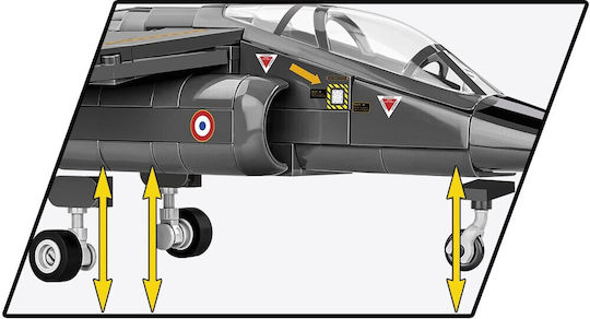 Cobi Τουβλάκια Armed Forces Aircraft Dassault Alpha Jet για 7+ Ετών 364τμχ