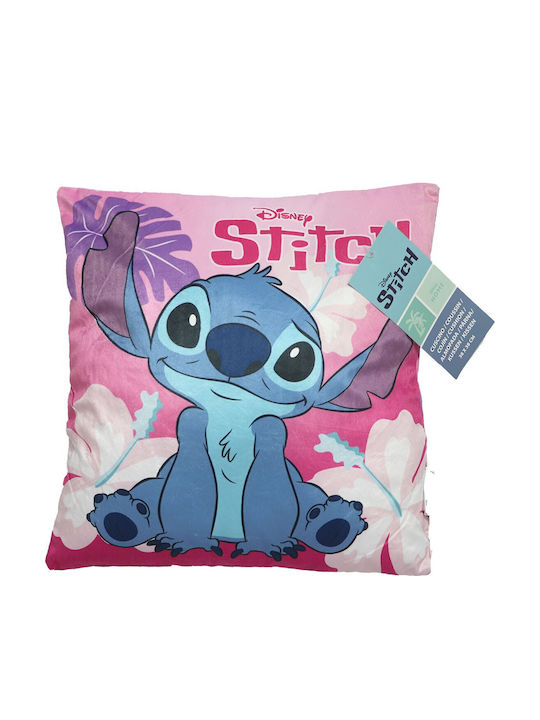 Disney Kinder Wurfkissen Stitch Rosa 38x38cm