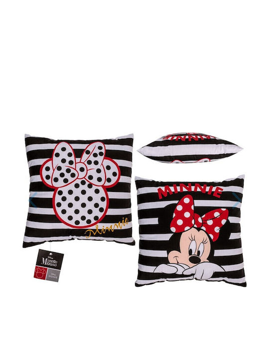 Disney Παιδικό Διακοσμητικό Μαξιλάρι Minnie Μαύρο 40x40εκ.