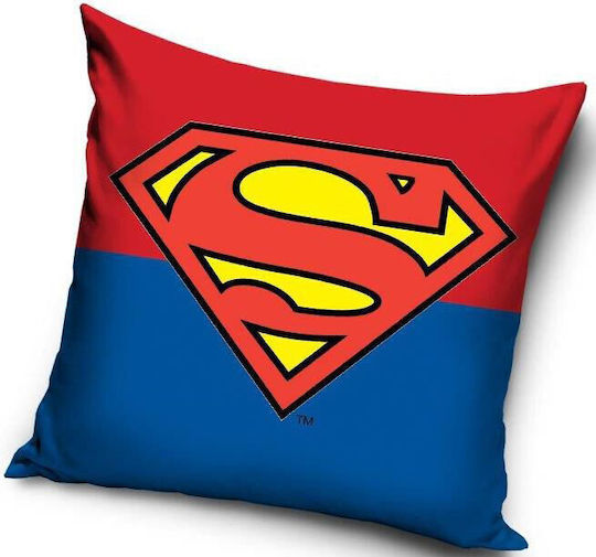 Superman Детски Декоративен Калъф За Възглавница 40x40см Superman Детски Декоративен Калъф За Възглавница 40x40см