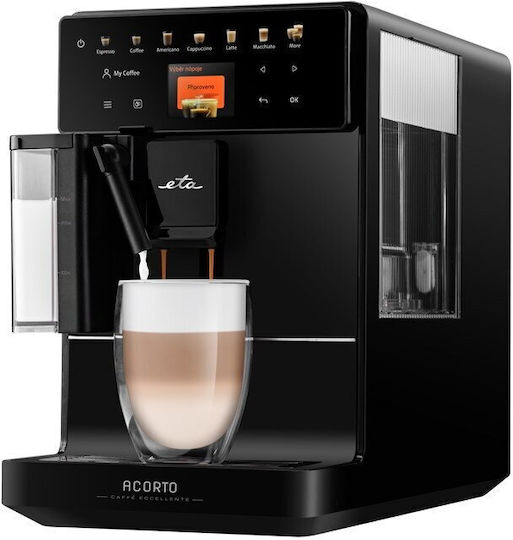 ETA Automatic Espresso Machine 1400W Pressure 19bar for Cappuccino with Grinder Brown ETA918090000