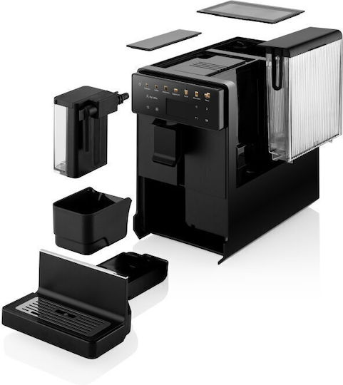 ETA Automatic Espresso Machine 1400W Pressure 19bar for Cappuccino with Grinder Brown ETA918090000