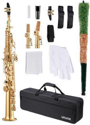 Vevor Soprano Saxophone B Flat Mouthpiece Case Zgsksgyjbdjsst1kc001v0
