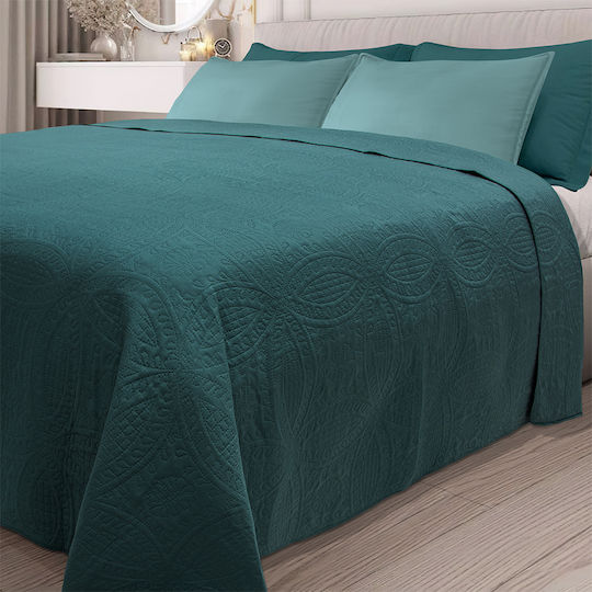 Lino Home Ligero Cuvertură Extra-dublu Microfibra Verde 220x240cm