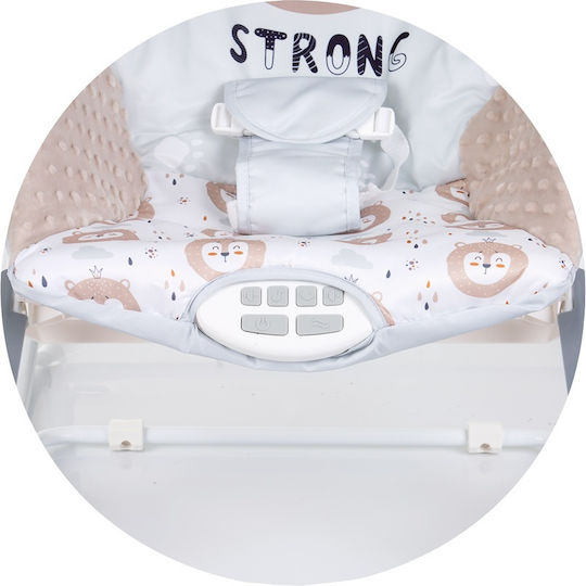 Electric Baby Relax with Music and Vibration Beige for Child up to 9kg