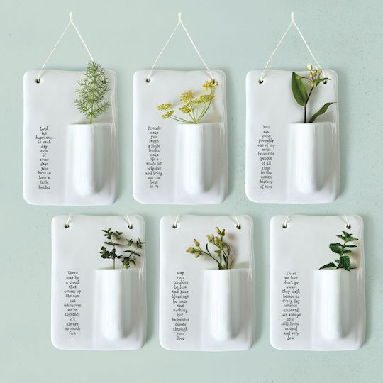 Synchronia Porcelain Vase White