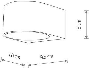Nowodvorski Lampă De Tavan Led 5W 3000K 6x10x9.5cm Nowodvorski Lampă De Tavan Led 5W 3000K 6x10x9.5cm
