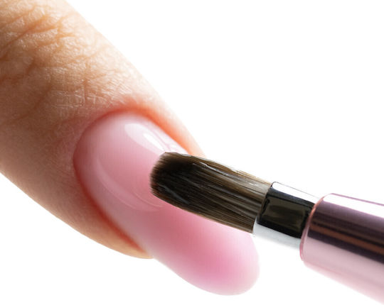 Nail Brush Oval Pro Gel Rose Gold Molly Nails Nr 6