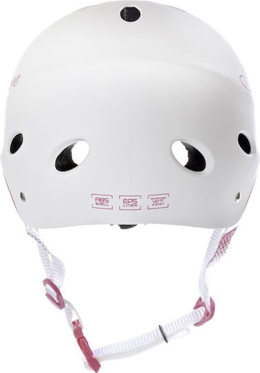 Cască De Protecție Skate Raven F511 Alb Roz M 56-58