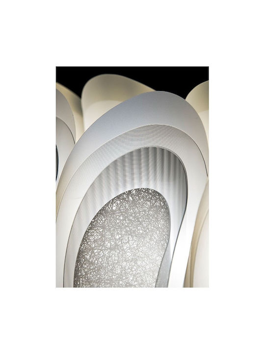 Slamp Leuchte Wand mit Fassung E14 Weiß 33x31x21cm