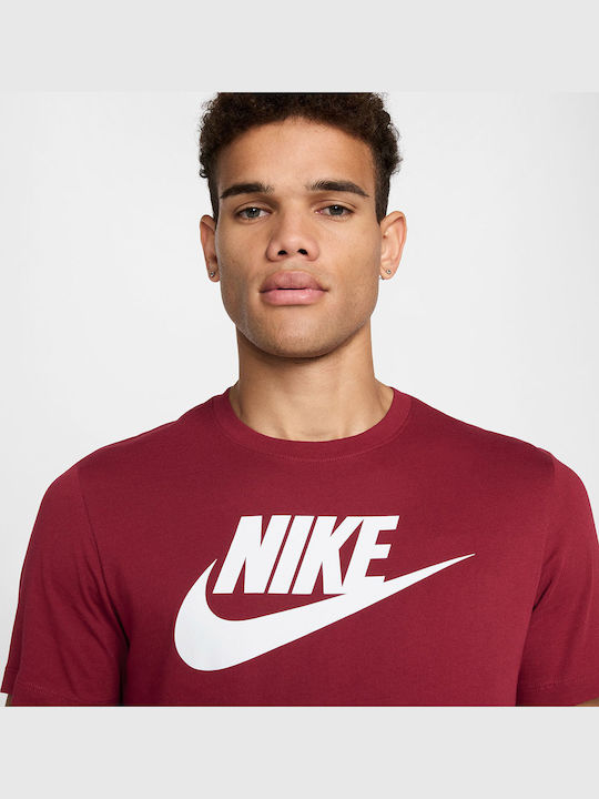 Futura Icon Athletic T-shirt Burgundy