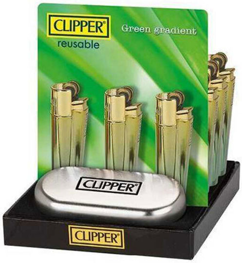 Clipper Ангажимент Пламък в Зелен цвят