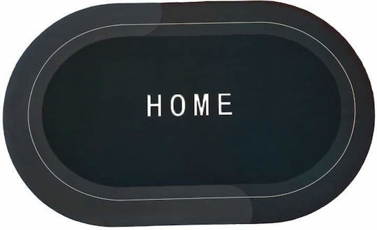 Antiderapant Covoraș de Baie Oval Dark Navy Blue 77x47.5buc