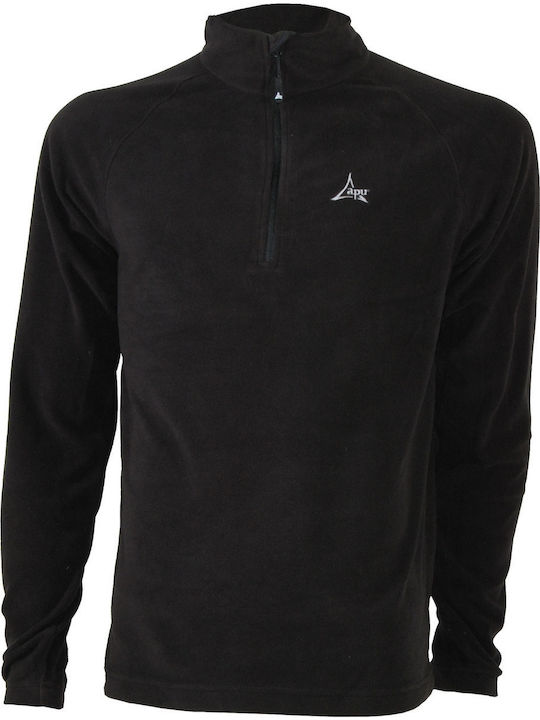 Langarm-Pullover Schwarz