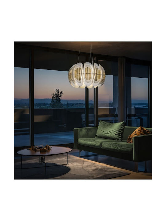 Slamp Adjustable Pendant Light White 56x56x56cm